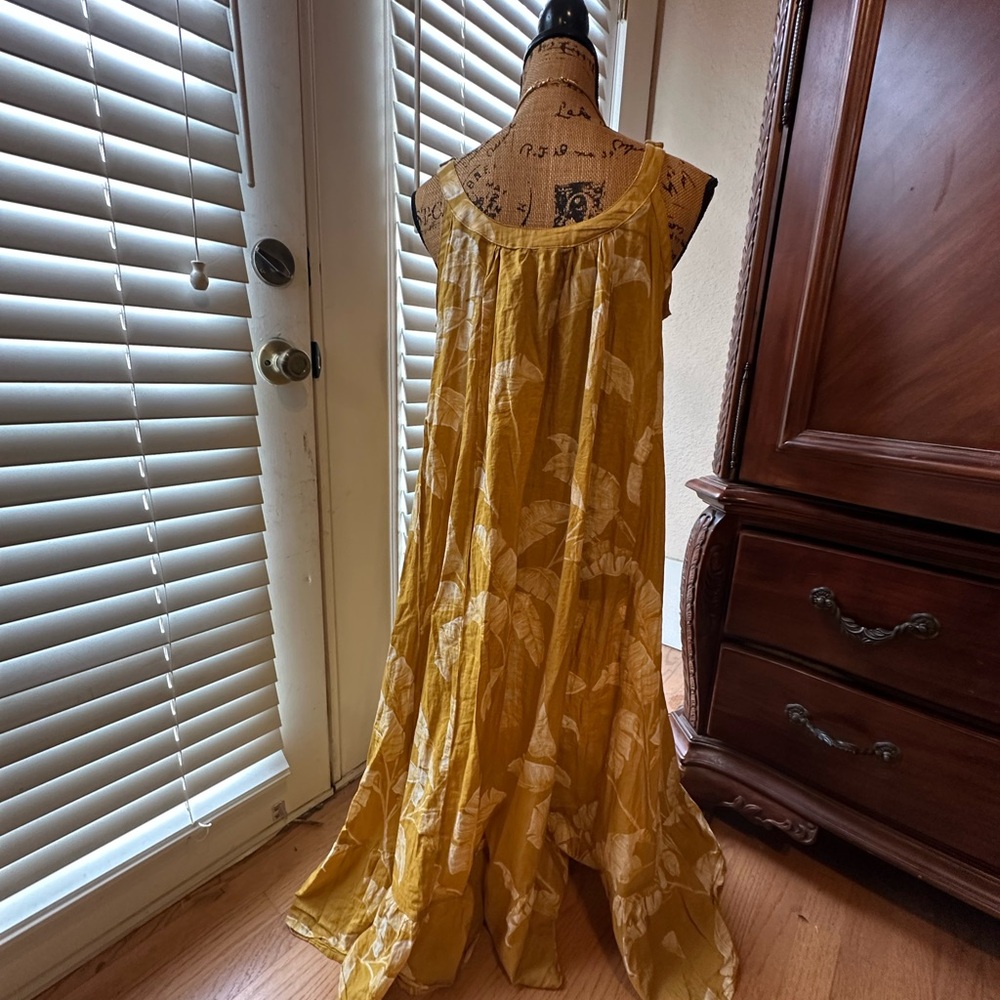 H&M Yellow Ruched Maxi Sundress - Picture 5 of 6